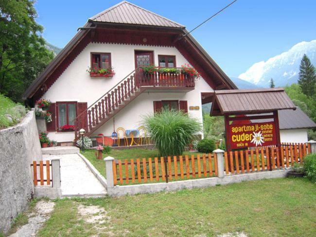 Apartmaji In Sobe Cuder Soča Extérieur photo